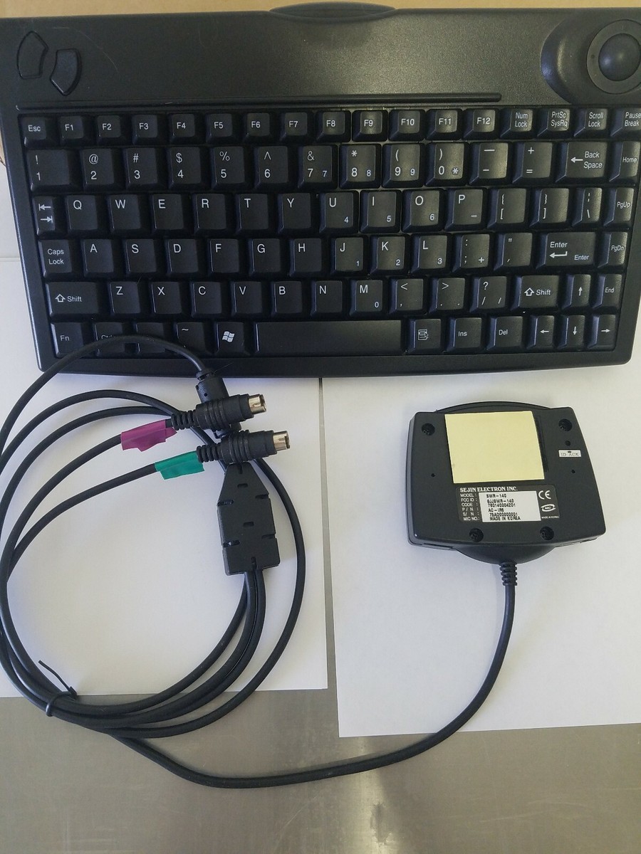 NEW Sejin Electron Wireless IR Keyboard and Trackball - SWK
