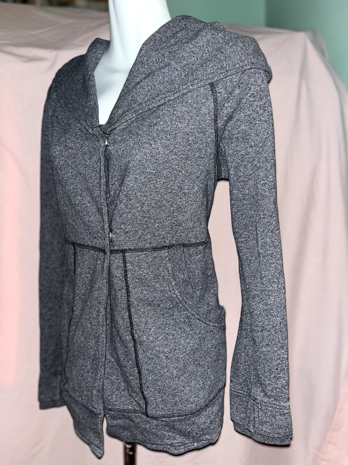 PPWC Heathered Gray lululemon jacket oversized ho… - image 1