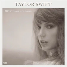 Taylor Swift OFFICIAL | 2026 12x24" Square Wall Calendar | Plastic-Free