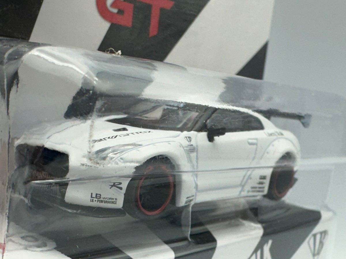 TSM Model Mini GT Nissan GT-R, LB Works Liberty Walk, Matte
