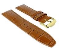 Jacques Lemans | Uhrenarmband 20Mm Braun Leder Naht KC-102B | KC-102