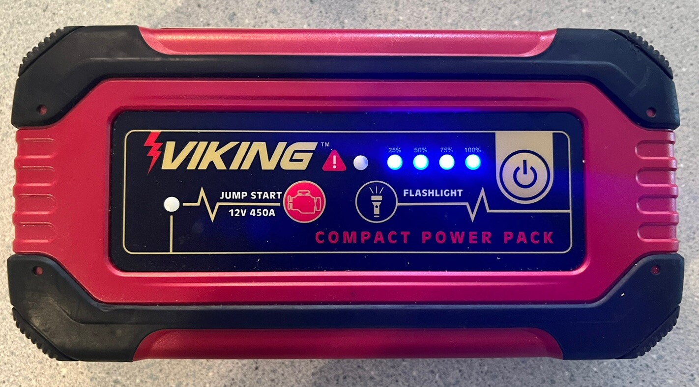 VIKING COMPACT POWER PACK 62749 12V 12,000 mAh Portable Jump Starter