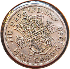 1948 GB Coin ~  Half Crown ~ George VI  (C0012)