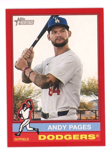 Andy Pages 2025 Topps Andy Pages #379 Red