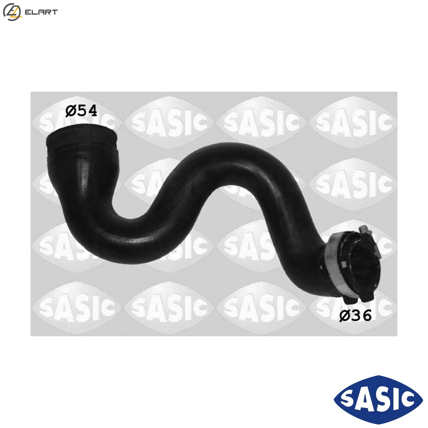 CHARGE AIR HOSE 3336071 FOR AUDI A4/S4 BRB/BKE 1.9L 4cyl A4