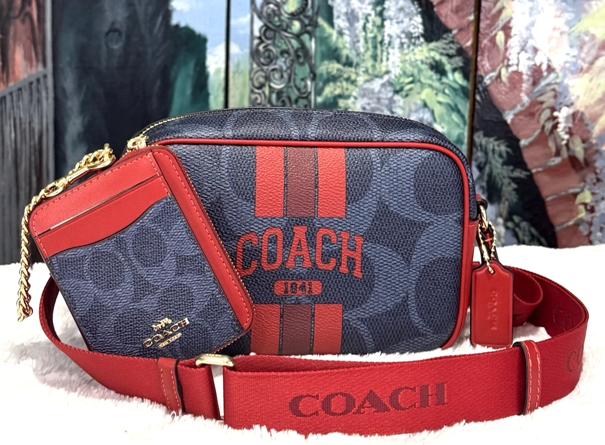 Las mejores ofertas en Bolsos y carteras a Rayas Rojo Coach para