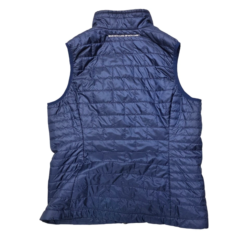 Chaleco acolchado acolchado Patagonia Maker's Mark para mujer XL azul marino aislado Foto 4 de 4