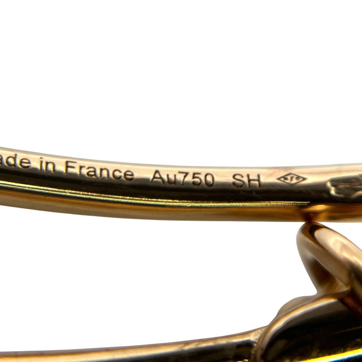 AUTH HERMES CHAINE D'ANCRE PUNK BRACELET ROSE GOLD AU750/DIAMOND
