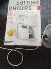 Philips Tea for Two HD 5192 Teasmade Maker 2 Cups Mug Set Compact Working Used