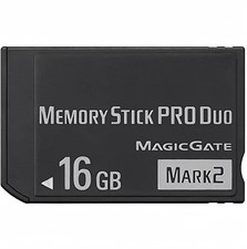 16GB Memory Stick PRO Duo for PSP Accessories1000 2000 3000 Camera Black