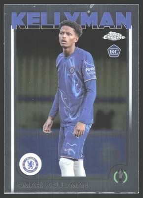 2024-25 TOPPS Chrome UEFA Club Competitions 106 Omari Kellyman (Chelsea FC) RC