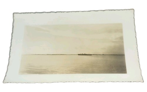 1939 Military Ship Photograph Corpus Christi Texas McGregor Studio