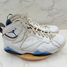 Air Jordan 7 VII Retro White Blue 23 Mens Size 7.5 Sneakers 304775 142