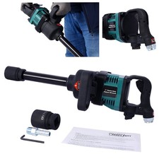 1 Air Impact Wrench 1900 Ft-lbs High Reverse Torque Output Pneumatic Impact Gun