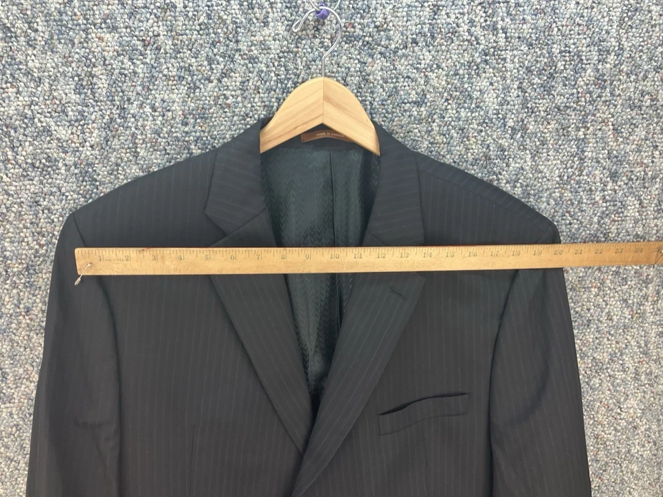 Traje Michael Kors Hombre Lana 2 Piezas 46R Chaqueta 38x32 Pantalones Cónicos Foto 2 de 4