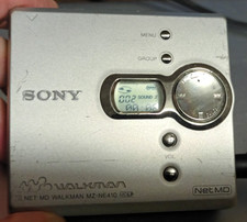 Sony NET MD Walkman MZ-NE410-with manual, case  1 disc