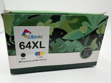 Ubinki 64XL Color and black Ink Cartridge Replacement for HP Ink 64 XL