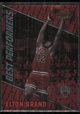 1999-00 Bowman's Best Performers Elton Brand Chicago Bulls #96