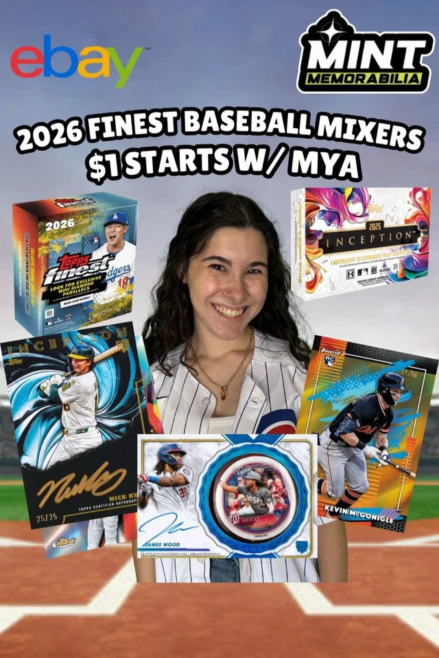 $1 STARTS 2026 & 2025 TOPPS BASEBALL MIXERS W/ MYA