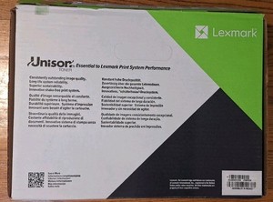 56F0Z00 OEM Lexmark Black Return Program Imaging Unit. Open Box, Bag