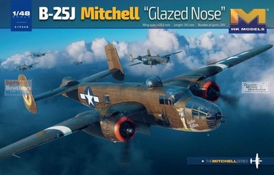 HKM01F008 1:48 HK Models B-25J Mitchell 'Glazed Nose'