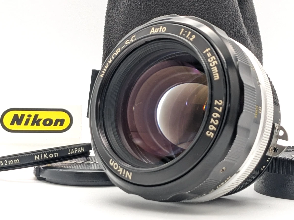 Nikon NIKKOR f/1.2 Camera Lenses 55mm Focal for sale | eBay