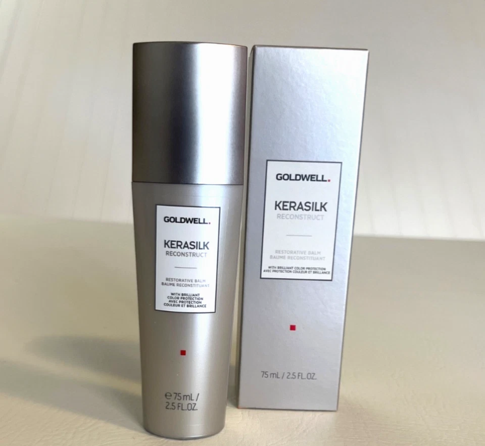 Goldwell Kerasilk Hair Reconstruct Bálsamo Restaurador Color Protect 2,5 oz/75 ml - Imagem 2 de 4