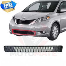 New For 2011-2017 Front Bumper Lower Grille Black Toyota Sienna 3.5l To1036142 New For 2011-2017 Front Bumper Lower Grille Black Toyota Sienna 3.5l To1036142