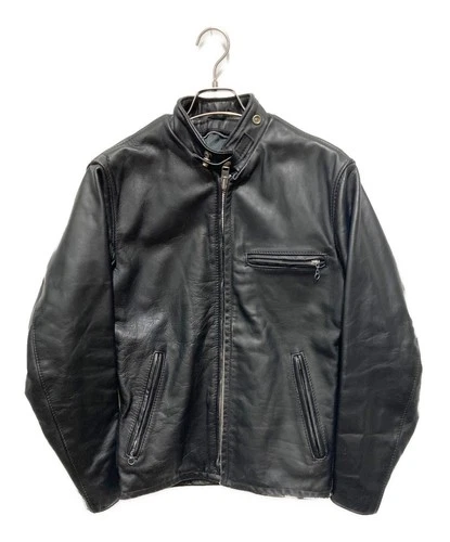 Schott 641 Single Riders Jacket Men's Size 34 Black - product listing photo