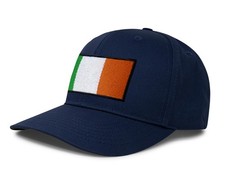 Irish Flag Hat for Men - Ireland Snapback Trucker Baseball Cap (All Navy)