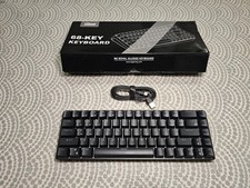 Royal Kludge RK68 68-Key Wireless/Wired Mechanical Keyboard Black - Multi Pair
