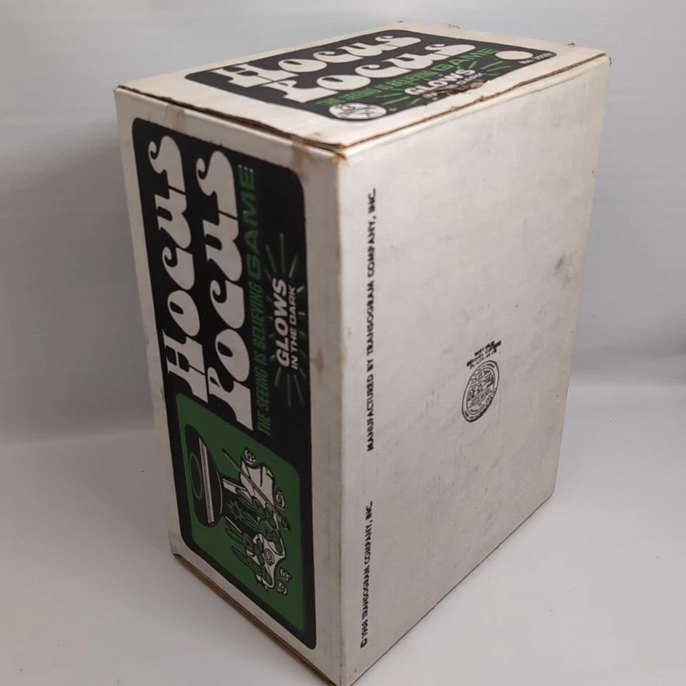 Vintage 1968 Transogram Hocus Pocus Glow in the Dark Game w/ Box Not Complete - Image 4 of 4