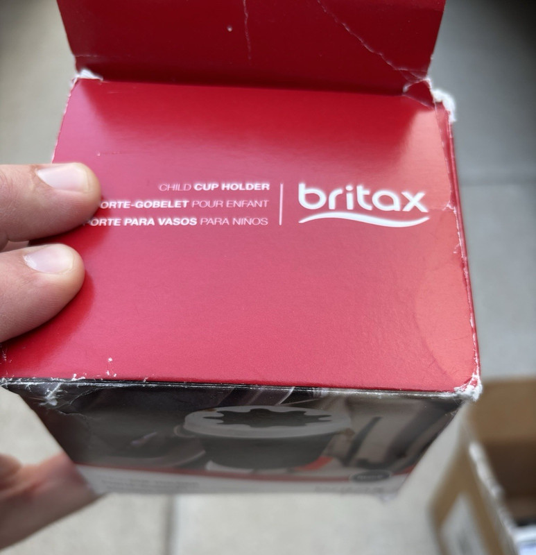 Britax Child Cup Holder Black Stroller Accessory for Infant Toddler Strollers