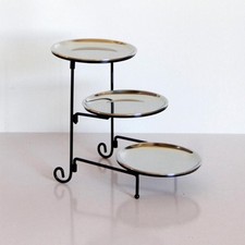 3 Tier Serving Tray Cupcake Stand with Rack Detachable Dessert Serving
