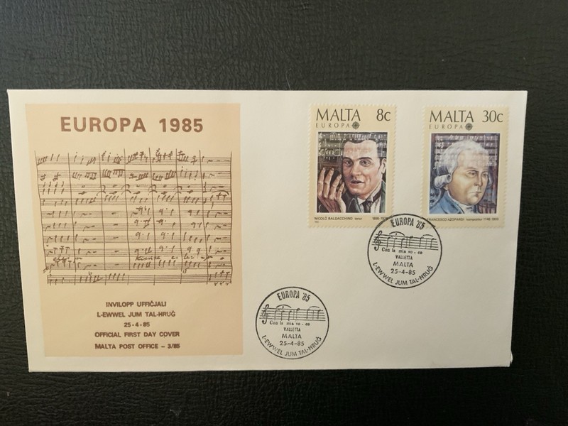 Malta 1985 #660-661 Europa - FDC