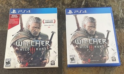 The Witcher 3 Wild Hunt (Sony Playstation 4 PS4) Manual/Sleeve/Map -CIB Complete