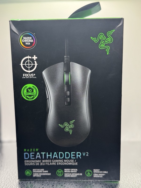 Razer DeathAdder V2 Wired Optical Gaming Mouse - Black