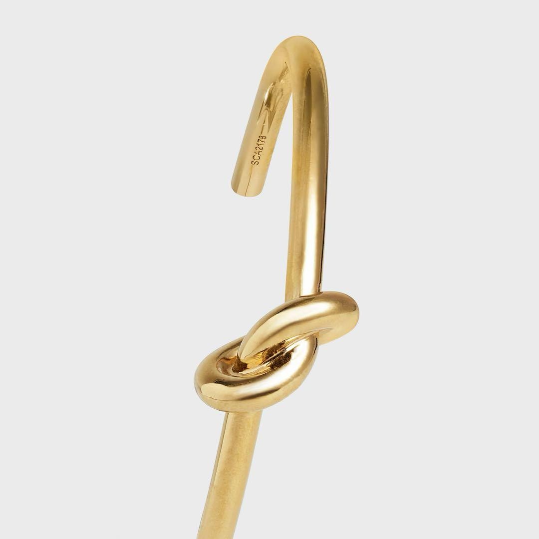 CELINE Knot Extra Thin Bracelet / Gold - Gem