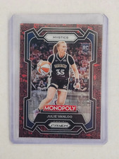 Julie Vanloo 2024 Prizm Monopoly WNBA RC Black/Red Icons #34 Mystics FREE SHIP!