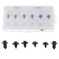 50Pcs Auto Karosserie Plastik Druck Stecker Nieten Verschluss Rand