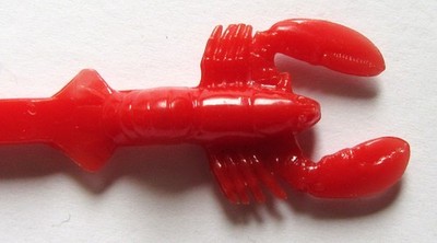 Dania, FL - 1960s / 70s SWIZZLE Stick - figural The LOBSTER HOUSE - A1A - Lounge