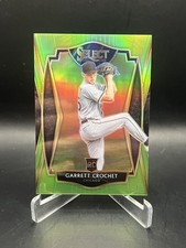 2021 Panini Select - Premier Garrett Crochet #187 Neon Green Prizm /99 (RC)