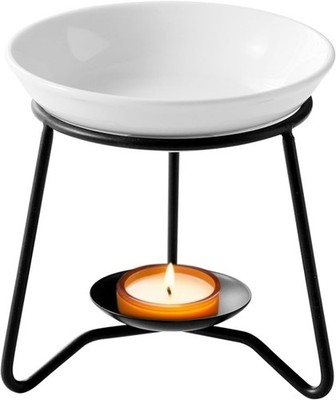 Duftlampe Teelichthalter Aromalampe Keramik Eisen Wachsschmelzbrenner