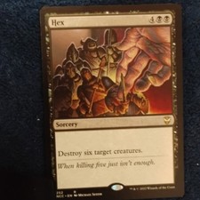 Magic: The Gathering Hex Rare Sorcery Commander Streets of New Capenna 252