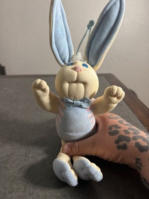 Vtg 1985 Cabbage Patch Kids Boy Bunny Bee Plush Yellow Blue 12'' Babyland General