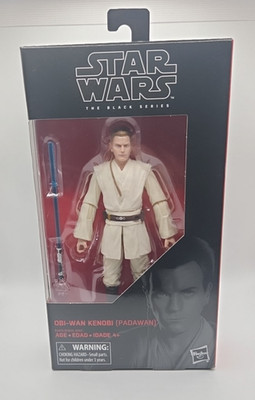STAR WARS BLACK SERIES OBI WAN KENOBI PADAWAN # 85 6  ACTION FIGURE
