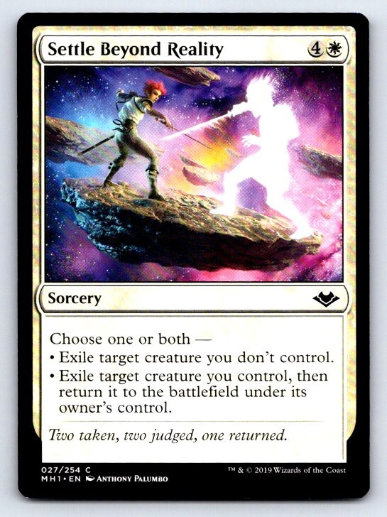 Settle Beyond Reality 27 Common Modern Horizons Magic: The Gathering LP