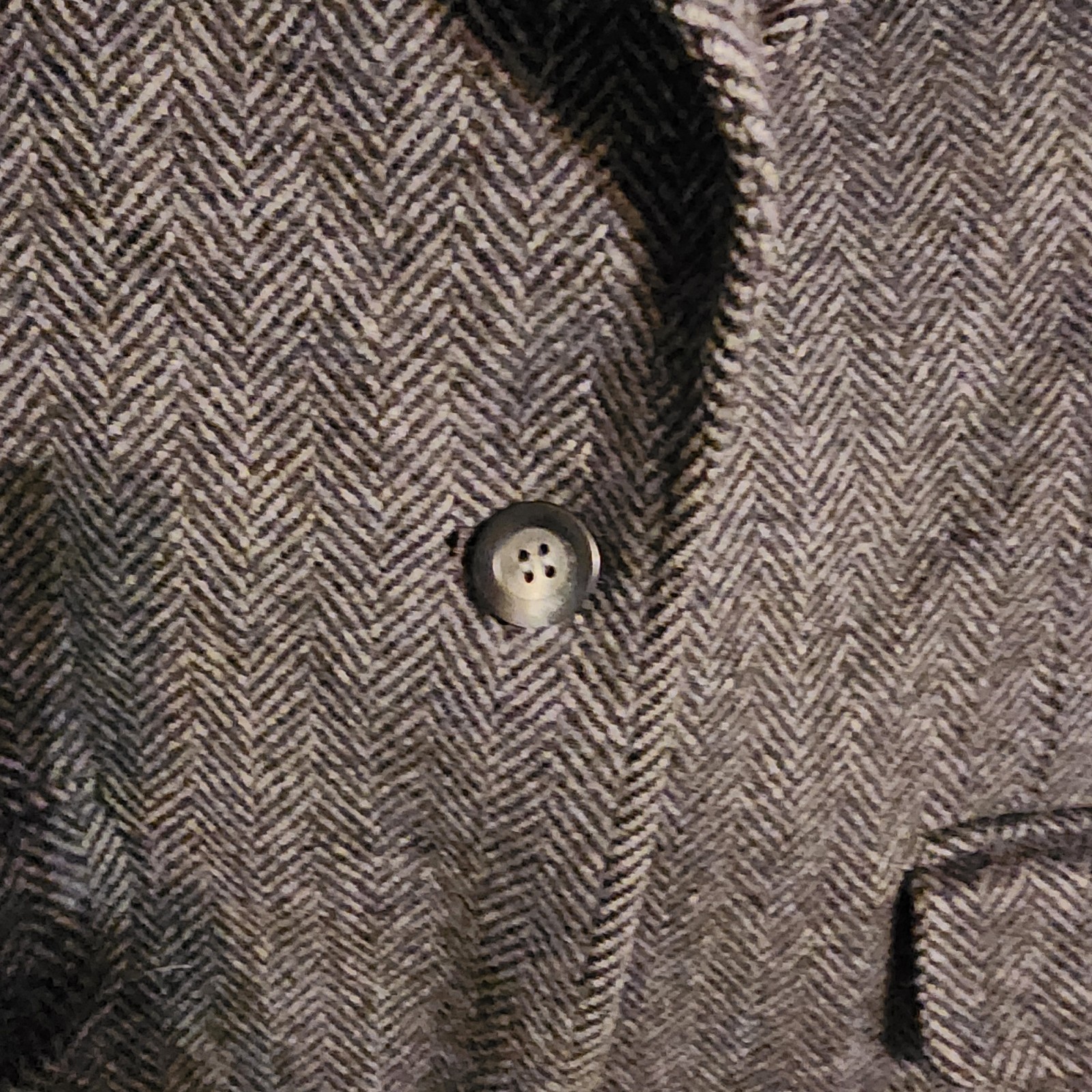 Pendleton Virgin Wool Dark Gray One Button Herrin… - image 3