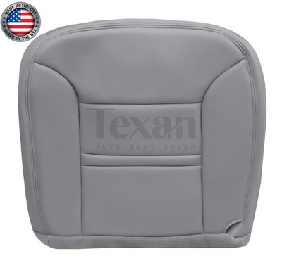 2000, 2001 Ford Excursion Limited Driver Side Bottom Leather Seat Cover Gray