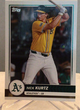 Topps 2026 Series 1 Nick Kurtz #83 Rookie Oakland Athletics MLB Baseball Card